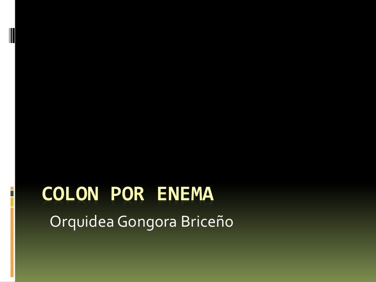 Dieta para preparacion de enema opaco